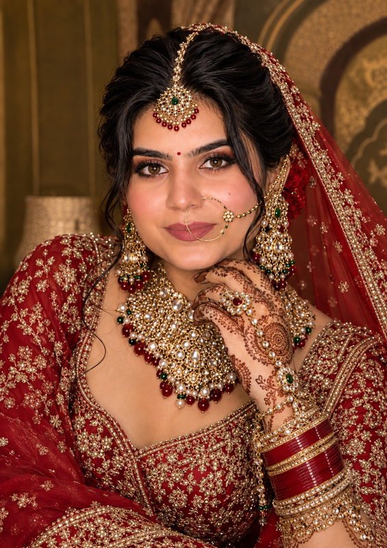 Crimson Traditional — Classic Red Bridal