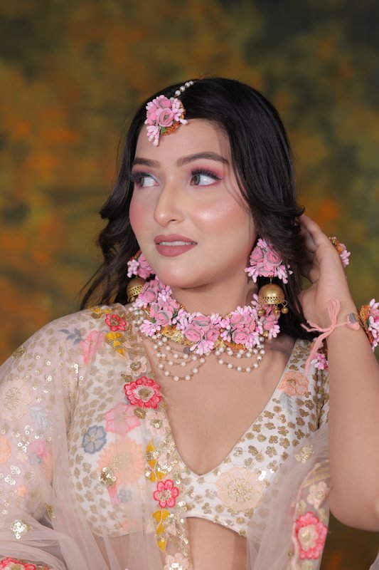 Haldi & Mehndi &middot; Festive Floral Radiance