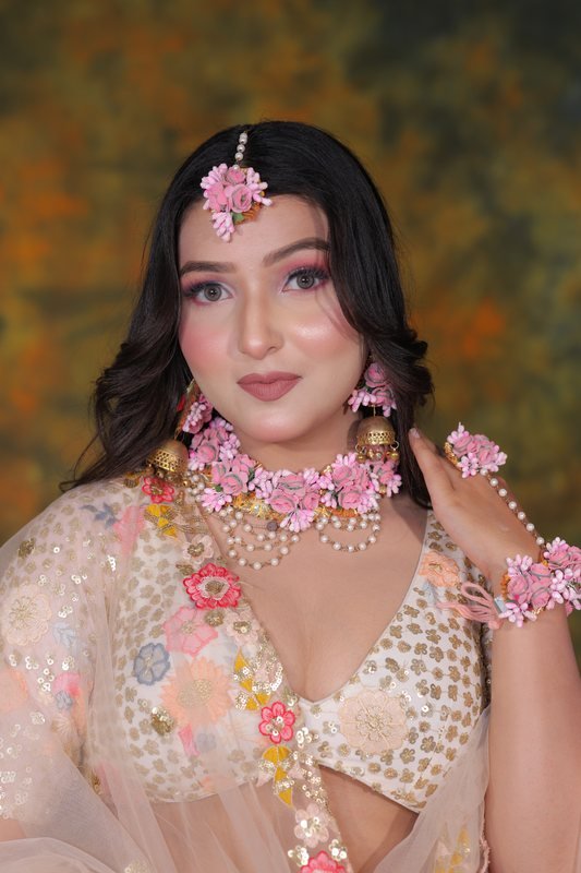 Haldi & Mehndi &middot; Festive Floral Radiance